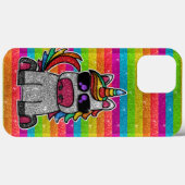 Rainbow Unicorn Glitter Sparkly Gold Sparkles Case-Mate iPhone Case (Achterkant (horizontaal))