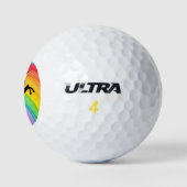 RAINBOW UNICORN GOLF BALLS GOLFBALLEN (Logo)