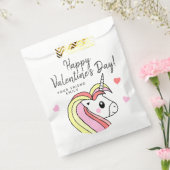 Rainbow Unicorn Heart Kinder Valentijn Bedankzakje (Gezegeld)