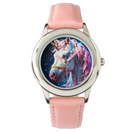 Rainbow Unicorn Horloge
