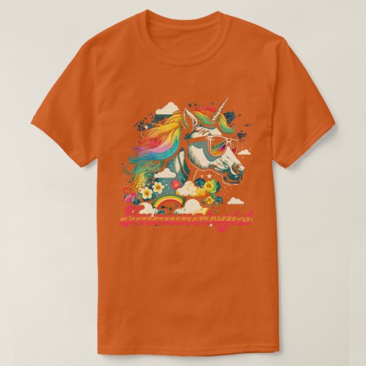 Rainbow Unicorn Immunoloog T-shirt (Design voorkant)