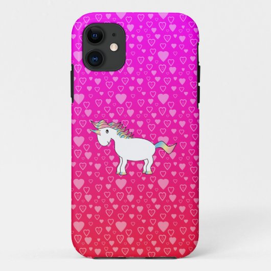 Rainbow unicorn iphone 5 hoesje (Achterkant)