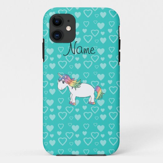 Rainbow unicorn iphone 5 hoesje (Achterkant)