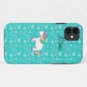 Rainbow unicorn iphone 5 hoesje (Achterkant (horizontaal))