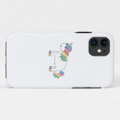 Rainbow unicorn iphone 5 hoesje (Achterkant (horizontaal))