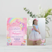 Rainbow Unicorn Kaart (Staand voorkant)