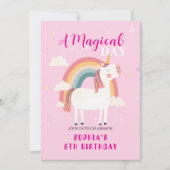 Rainbow Unicorn Kaart (Voorkant)