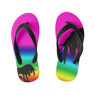 Rainbow Unicorn Kinder Teenslippers