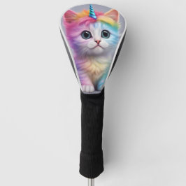 Rainbow Unicorn Kitten Golfheadcover