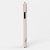 Rainbow Unicorn, kleurrijke sterstaven monogram Case-Mate iPhone Case (Achterkant/rechts)