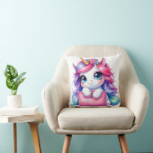 Rainbow Unicorn Knuffelkussen Kussen (Stoel)