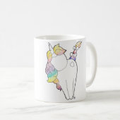 Rainbow Unicorn Koffiemok (Voorkant rechts)