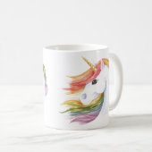 Rainbow Unicorn Koffiemok (Voorkant rechts)