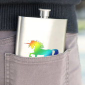 Rainbow Unicorn-kolf Heupfles (Voorbeeld)