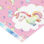 Rainbow Unicorn Korte Tafelloper (Hoek)