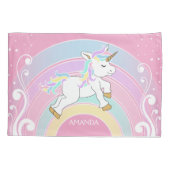 Rainbow Unicorn Kussensloop (Achterkant)