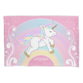 Rainbow Unicorn Kussensloop (Voorkant)