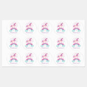 Rainbow Unicorn Labels (Vel)