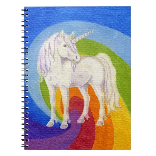 Rainbow Unicorn-laptop Notitieboek (Voorkant)