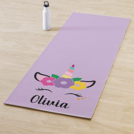 Rainbow Unicorn Lavender Specialized Yoga Mat