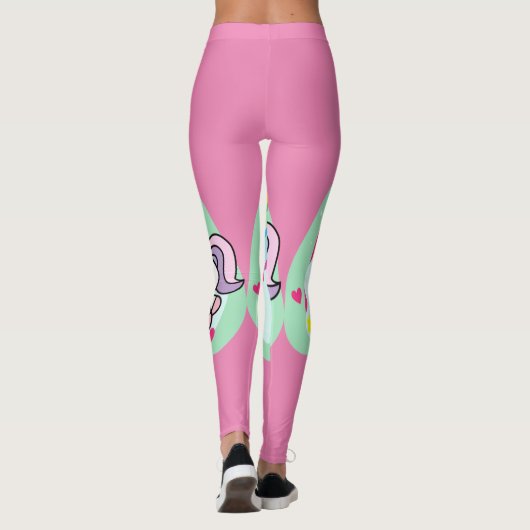 Rainbow Unicorn Leggings (Achterkant)