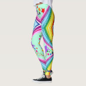 Rainbow unicorn Leggings personaliseren Yoga Pants (Links)