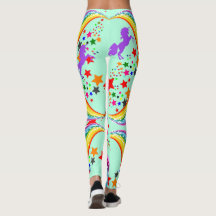 Rainbow unicorn Leggings personaliseren Yoga Pants