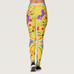 Rainbow Unicorn Leggings personaliseren Yoga Pants