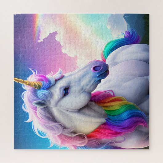 Rainbow Unicorn Legpuzzel (Verticaal)