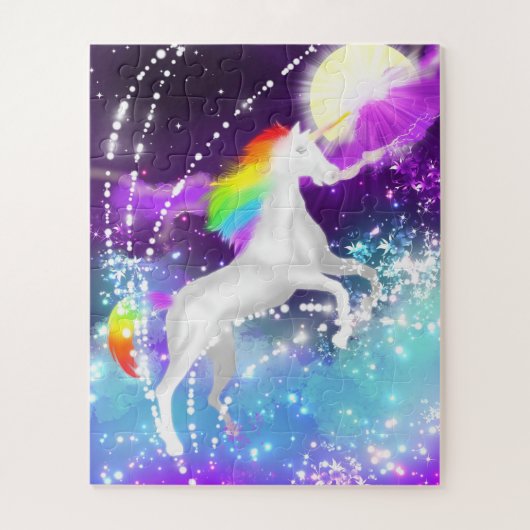 Rainbow Unicorn Legpuzzel (Verticaal)