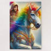 Rainbow Unicorn Legpuzzel (Verticaal)