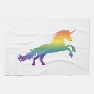 Rainbow Unicorn lgbt Theedoek