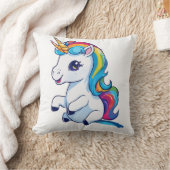 Rainbow Unicorn Magic Sierkussen (Deken)