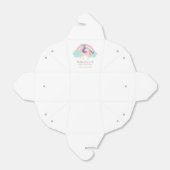 Rainbow Unicorn Magical Birthday Cute Bedankdoosjes (Uitgevouwen)