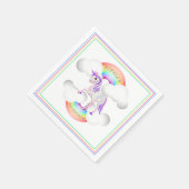 Rainbow Unicorn Magical Cute Birthday Servet (Hoek)