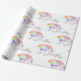 Rainbow Unicorn Magical Cute Cadeaupapier