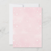 Rainbow Unicorn Magical Gold Pink Birthday Kaart (Achterkant)