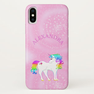 Rainbow Unicorn Magical Stars Cute Personal Case-Mate iPhone Case