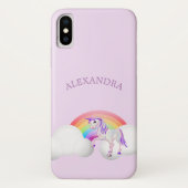 Rainbow Unicorn Magisch Schattige Persoonlijk Case-Mate iPhone Case (Achterkant)