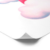 Rainbow Unicorn, magische Kinder kamer Poster (Hoek)