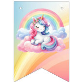 Rainbow Unicorn magische verjaardag Vlaggetjes (Eerste vlag)
