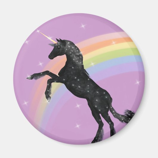 Rainbow Unicorn Magneet (Voorkant)