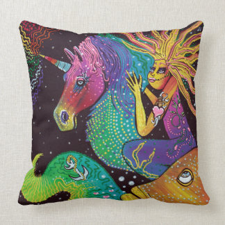 Rainbow Unicorn Mermaid Kussen