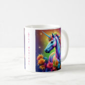 Rainbow Unicorn-Mok Koffiemok (Voorkant rechts)