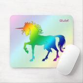 Rainbow Unicorn Mousepad Muismat (Met muis)
