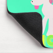 Rainbow Unicorn Mousepad-muispad Ik hou van UNICOR Muismat (Hoek)