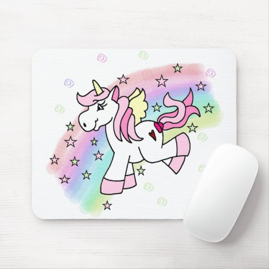 Rainbow Unicorn Muismat (Met muis)