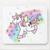 Rainbow Unicorn Muismat (Voorkant)