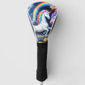 Rainbow Unicorn One Golfheadcover (Voorkant)