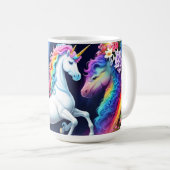 Rainbow Unicorn One Koffiemok (Voorkant rechts)